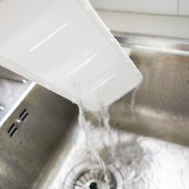 Vilde, organizer do szuflady na noże kuchenne, biały, 39-14.5-7.5 cm