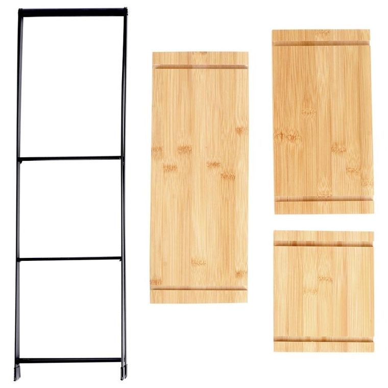 Vilde, patera bambusowa, 3-piętrowa, 53 cm