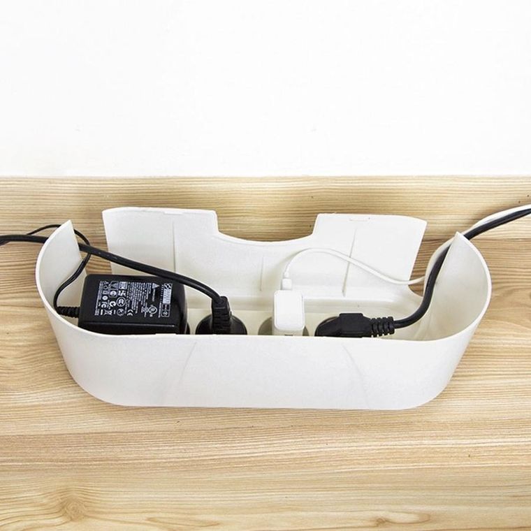 Vilde, pojemnik na kable, biały