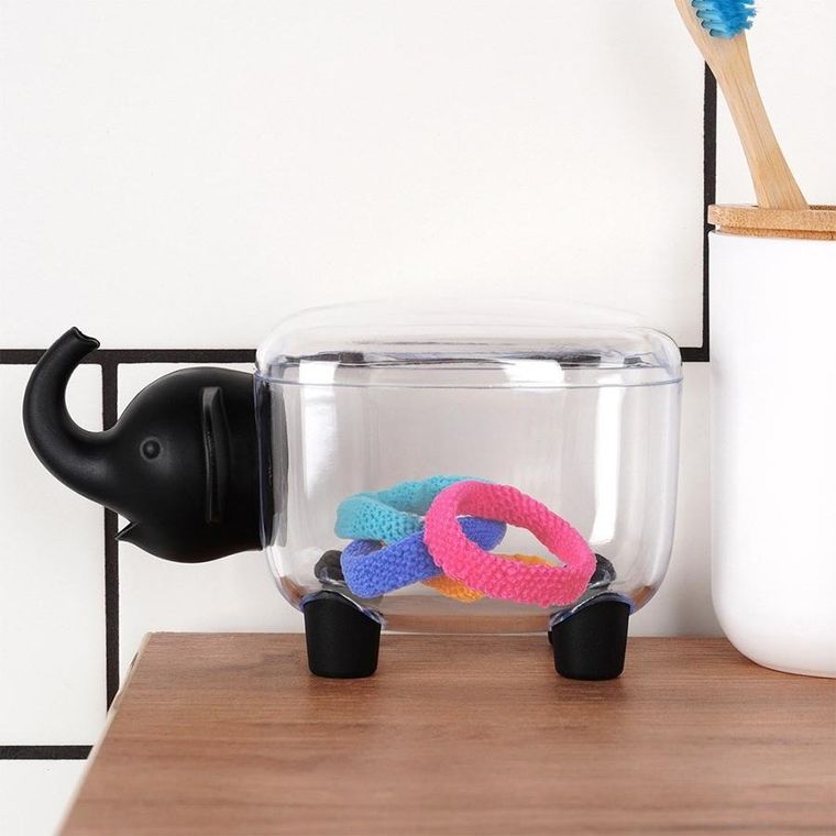 Vilde, pojemnik na patyczki i płatki kosmetyczne, 15,5 cm