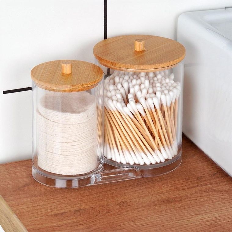 Vilde, pojemnik na patyczki i płatki kosmetyczne