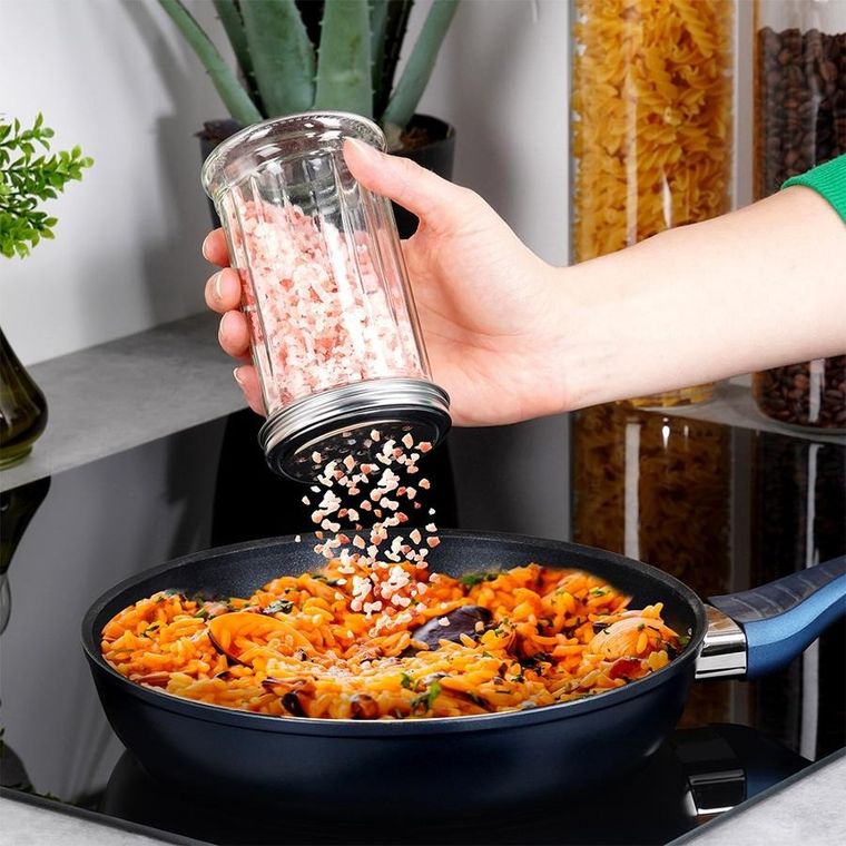 Vilde, pojemnik na przyprawy z sitkiem szklany, 350 ml