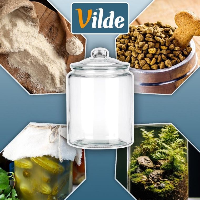 Vilde, pojemnik z pokrywką i uszczelką, szklany, 6l