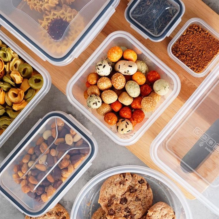 Vilde, pojemniki na żywność z pokrywką i uszczelką, 24 szt.