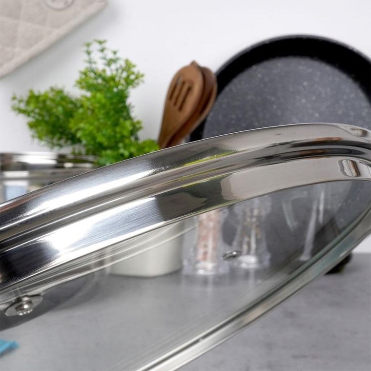 Vilde, pokrywka szklana, 18 cm