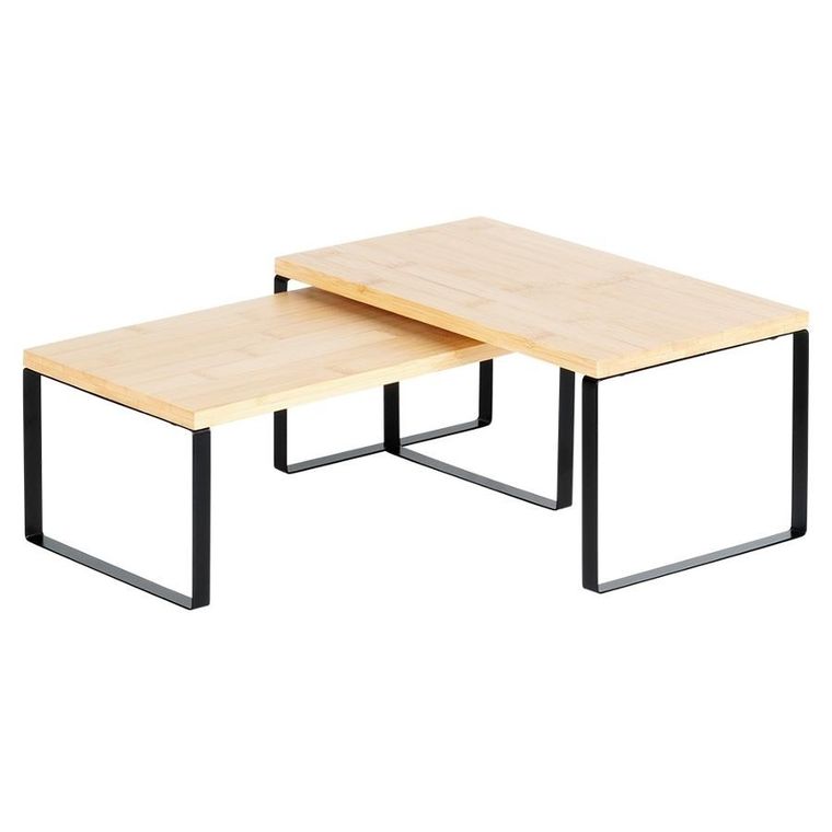 Vilde, półka kuchenna, drewniana, 33,5-19,5-16 cm, 33,5-18,5-13,5 cm, 2 szt.