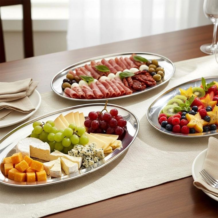 Vilde, półmisek stalowy, owalny, 32-20 cm