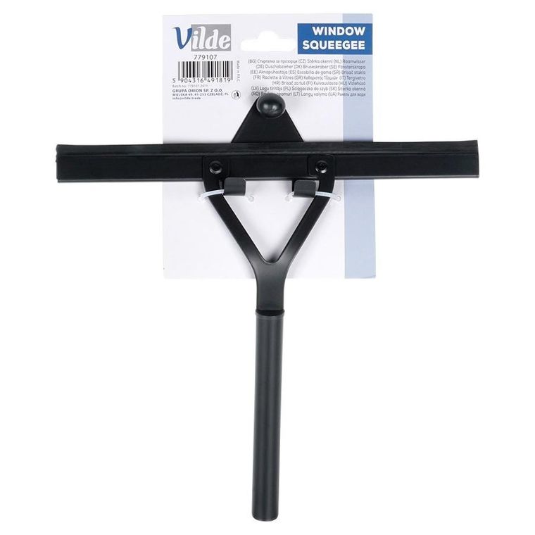 Vilde, ściągaczka do szyb zawieszana, czarna