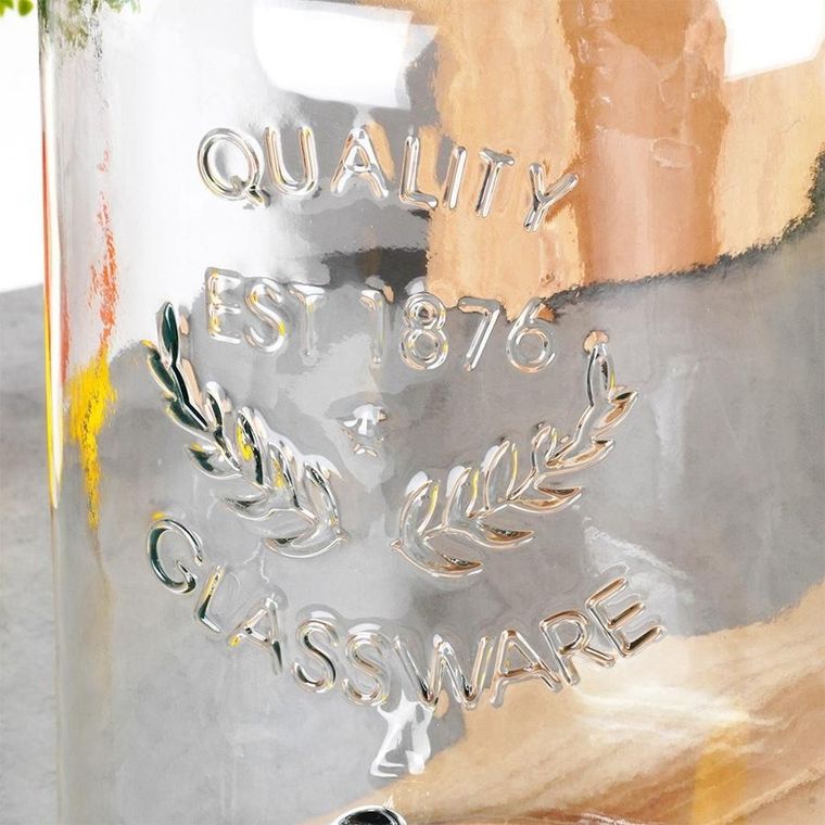 Vilde, słój do napojów z kranikiem, szklany, 6.2 l