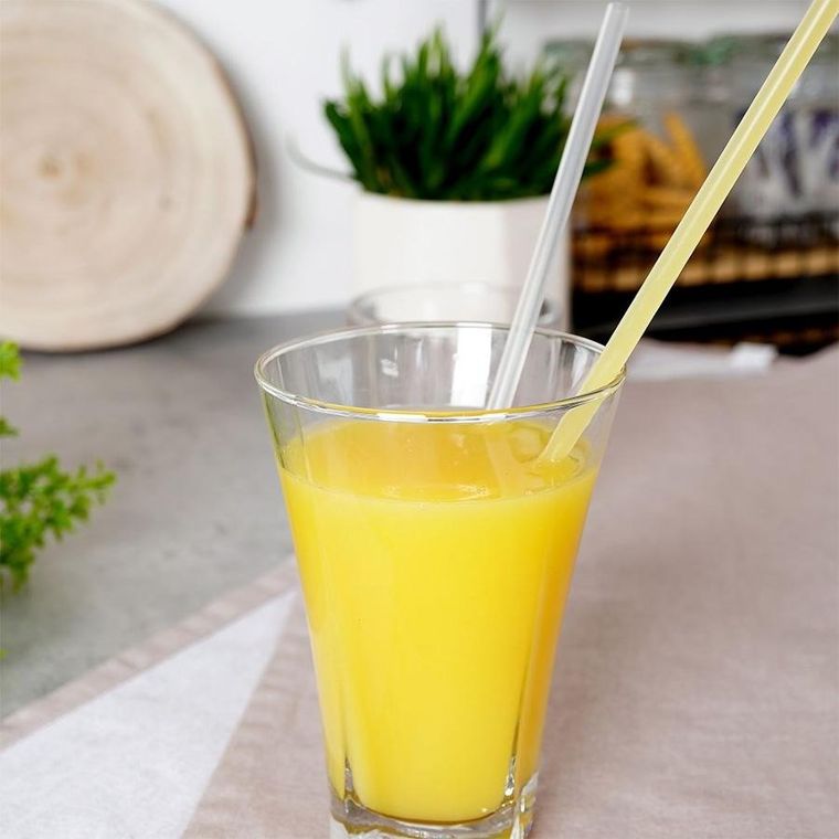 Vilde, słomki do napojów, przezroczyste, 50 szt., 22 cm