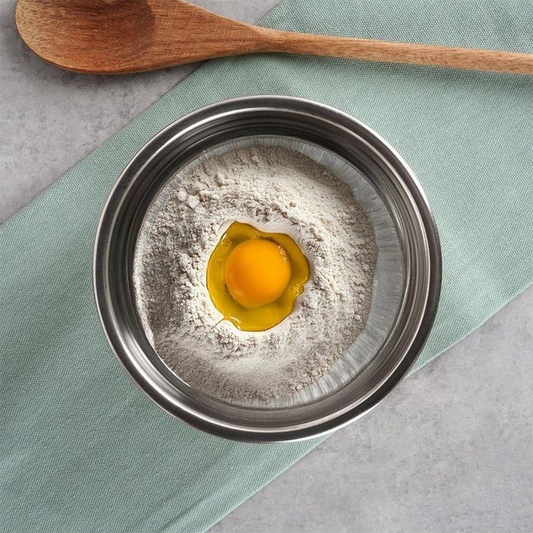 Vilde, stalowa miska kuchenna, biała, 14,5 cm, 700 ml