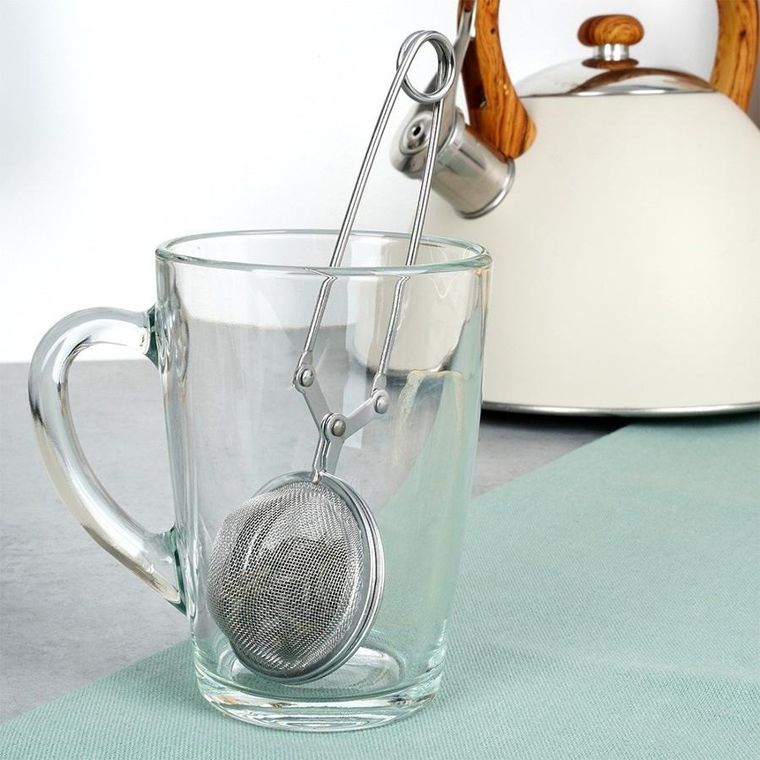 Vilde, stalowe sitko do zaparzania herbaty, 5-16 cm