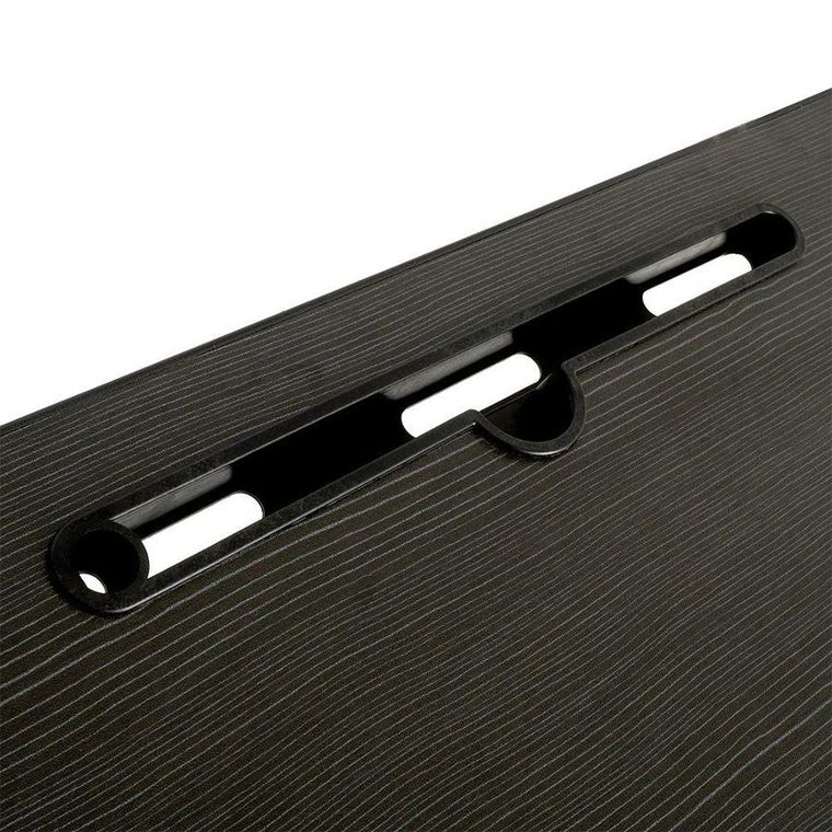 Vilde, stolik śniadaniowy do łóżka, pod laptop, składany, szary