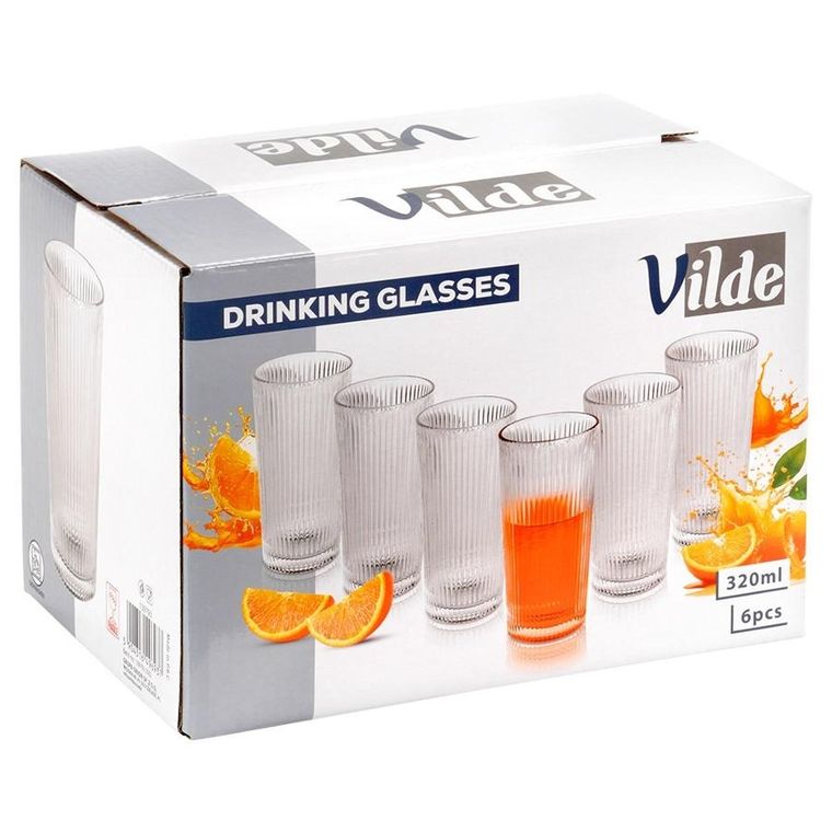 Vilde, szklanki, 320 ml, 6 szt.