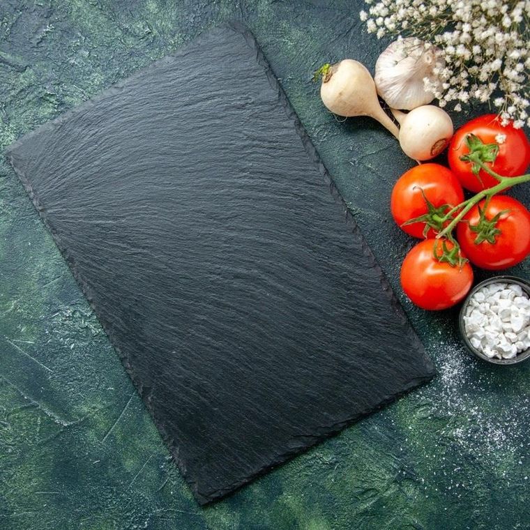 Vilde, Taca do serwowania kamienna łupek prostokątna, 30-20 cm