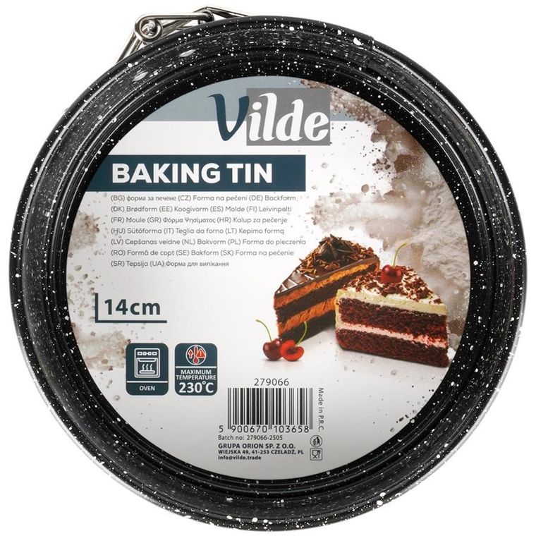 Vilde, tortownica rozpinana, granitowa, 14 cm