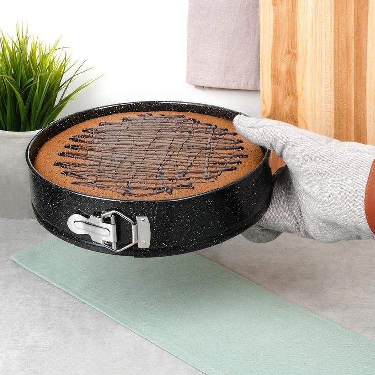 Vilde, tortownica rozpinana, granitowa, 28 cm