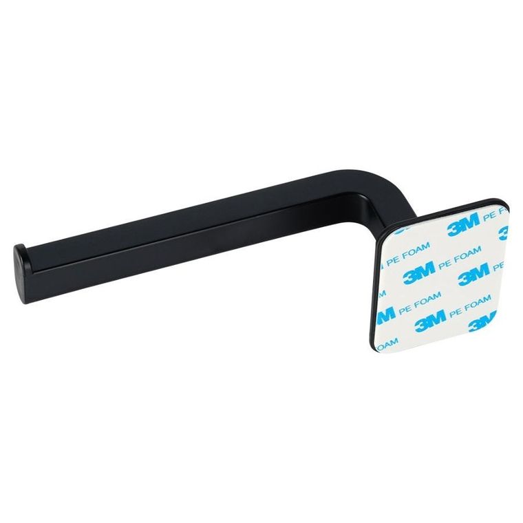 Vilde, uchwyt na papier toaletowy, czarny, 16,5 cm