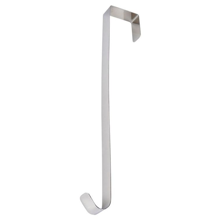 Vilde, wieszak na wianek metalowy srebrny, 30 cm