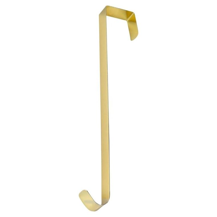 Vilde, wieszak na wianek, metalowy złoty, 30 cm