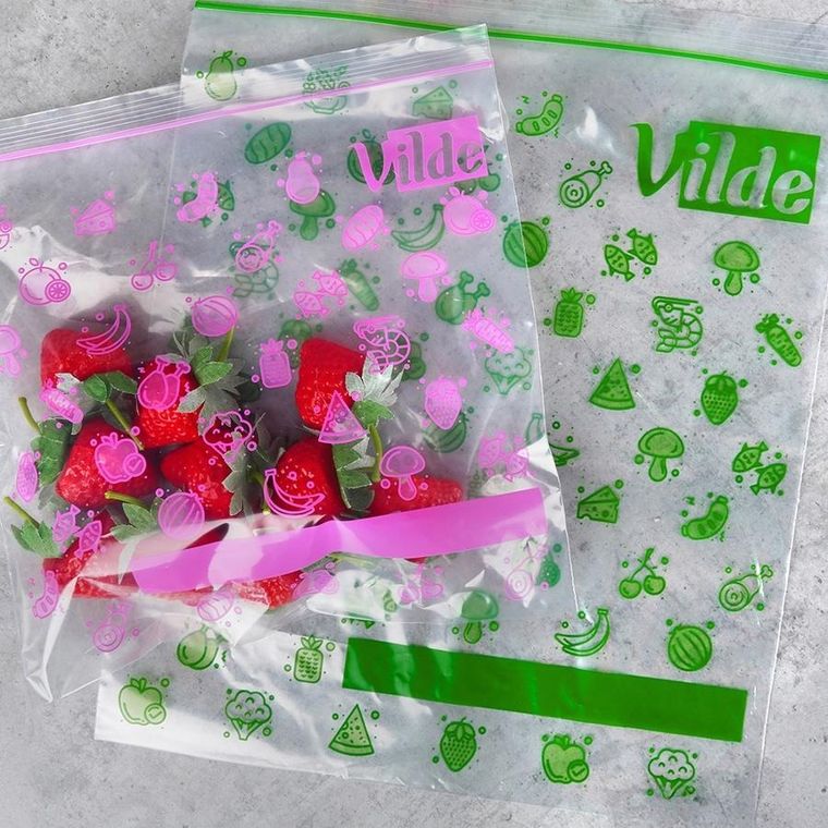 Vilde, woreczki strunowe do żywności, 20,5-21 cm/24-29 cm, 40 szt.