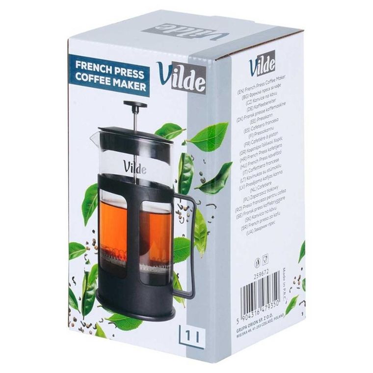 Vilde, zaparzacz tłokowy do kawy/herbaty, 1000 ml