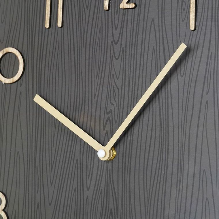 Vilde, zegar ścienny,, szary, 38 cm