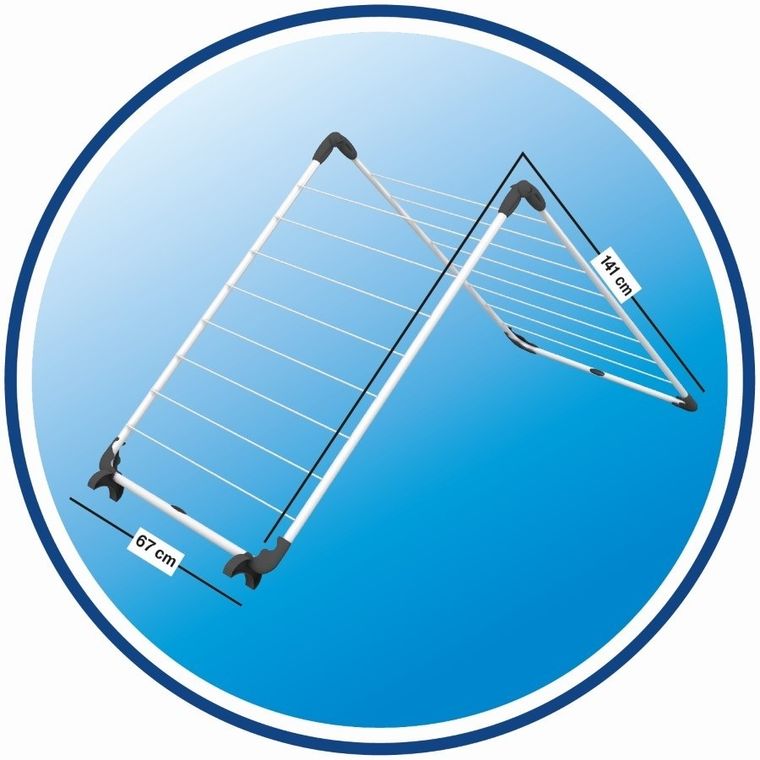 Vileda, Acrobath, suszarka na pranie, wewnętrzna, nawannowa, 157233