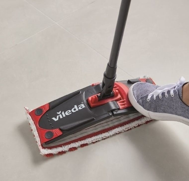 Vileda, Ultramat Turbo, mop płaski, w zestawie z wiadrem, 163425