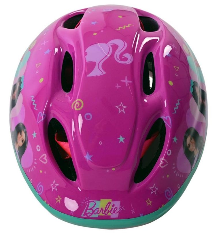 Volare, Barbie, kask ochronny, rozmiar 52-56 cm