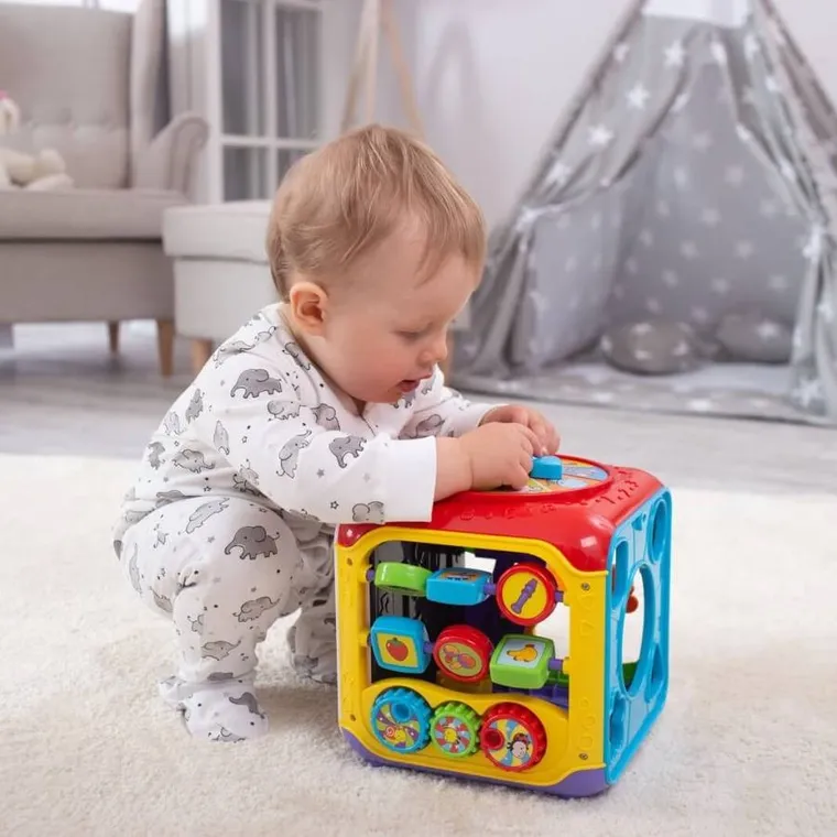 Vtech, kostka aktywności, zabawka interaktywna