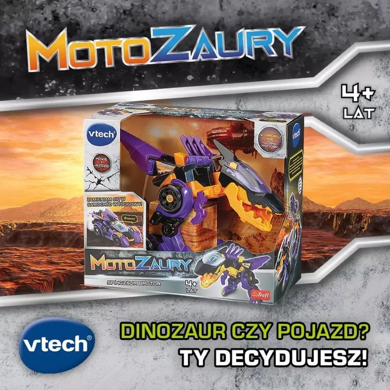 Vtech, Motozaury, Spinozaur Brutor, pojazd transformujący