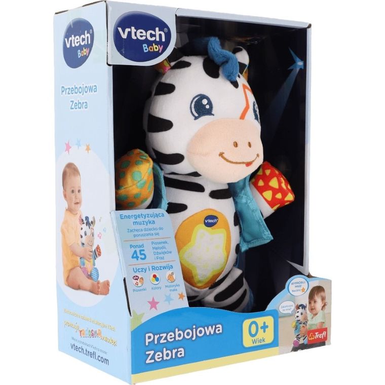 Vtech, Przebojowa Zebra, maskotka interaktywna
