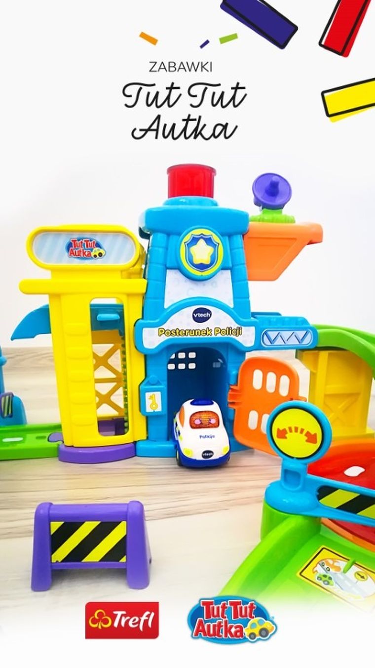 Vtech, Tut Tut Autka, Posterunek Policji, zestaw