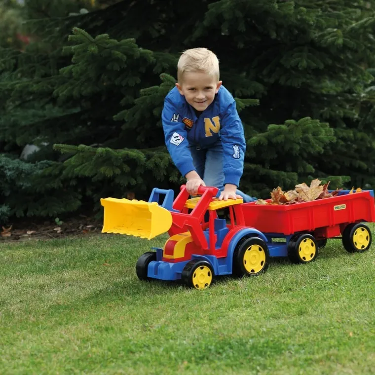 Wader, Gigant, traktor ładowarka z przyczepą