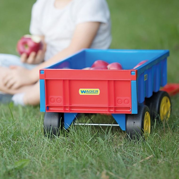 Wader, Gigant, wózek-przyczepa, czerwona