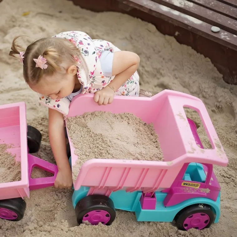 Wader, Gigant, wywrotka, różowa, 55 cm