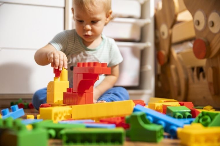 Wader, Kids Blocks, klocki konstrukcyjne, 50 elementów