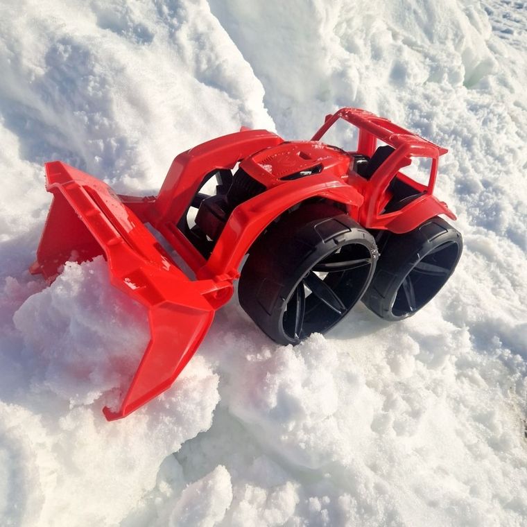 Wader, Maximus, spychacz, czerwony, 68 cm