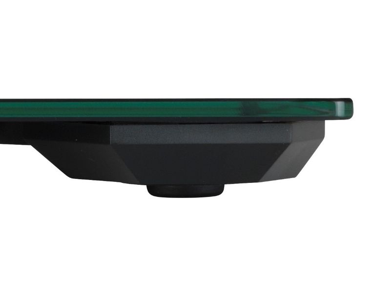 Waga łazienkowa led, 28-28 cm, czarna