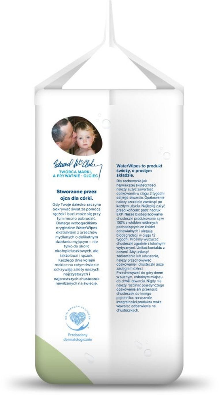 WaterWipes, BIO, Soapberry, chusteczki nawilżane, 4-60 szt.