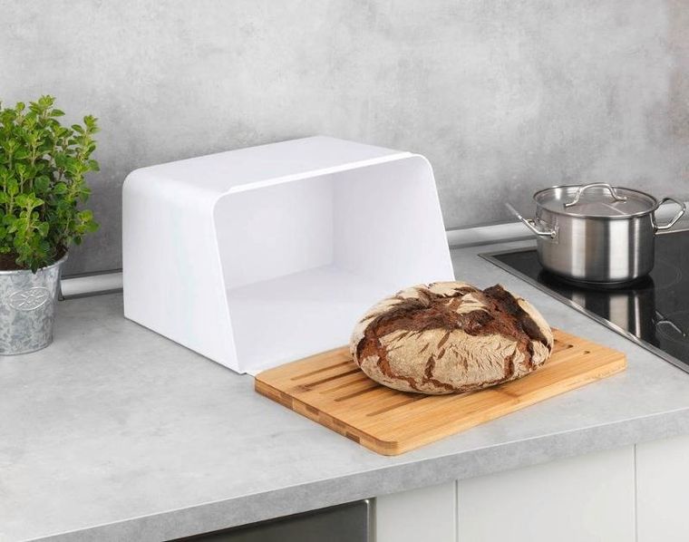 Wenko, chlebak z deską do krojenia z drewna bambusowego, Kubo