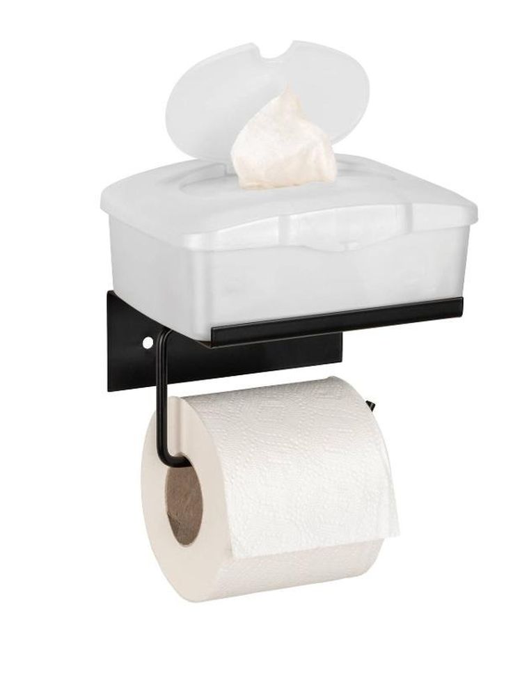 Wenko, Desulo, metalowy uchwyt na papier z półeczką