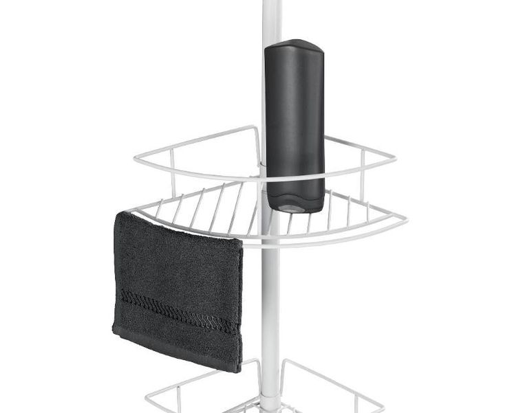 Wenko, Dolcedo, teleskopowa półka pod prysznic, 4 poziomy