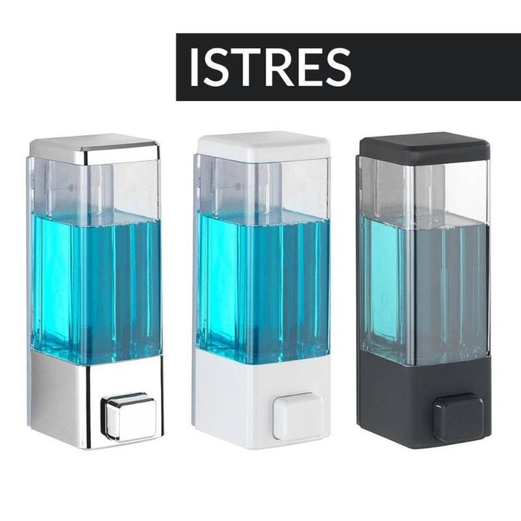 Wenko, dozownik do mydła i płynu do dezynfekcji, Istres, 320 ml