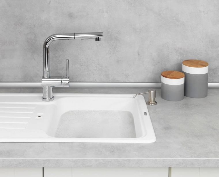 Wenko, dozownik do mydła wpuszczany w blat, Monti, 400 ml