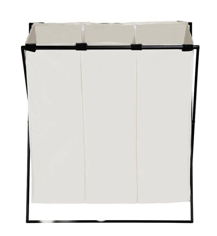 Wenko, kosz na pranie z trzema przegródkami, Trio