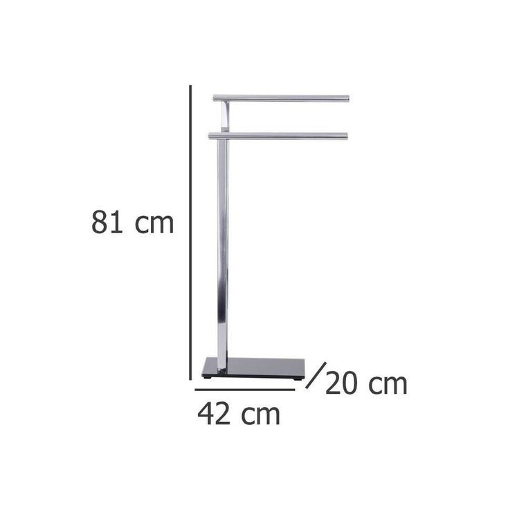Wenko, lazienkowy stojak na ręczniki, Lava, 2 ramienny