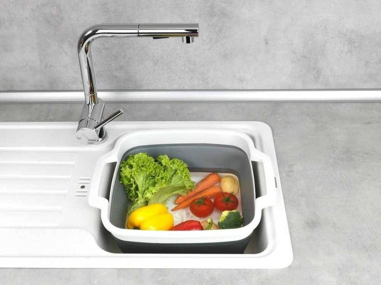 Wenko, miska składana, Sira, z uchwytami