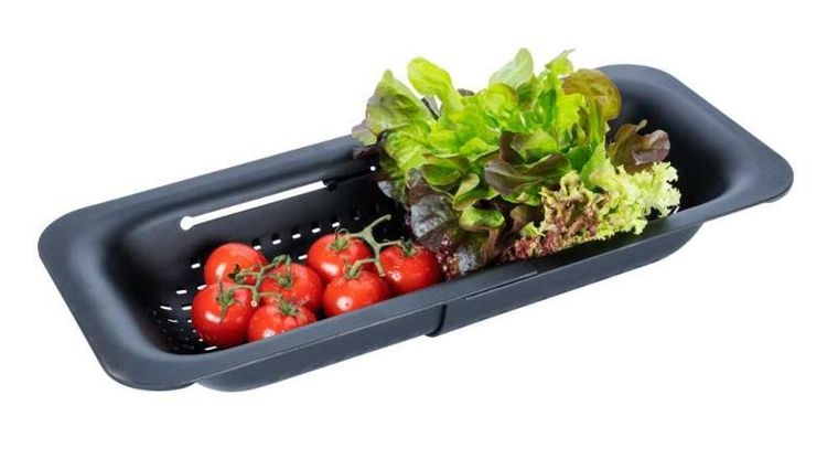 Wenko, organizer rozsuwany do zlewu, Sivo, 37-50 cm